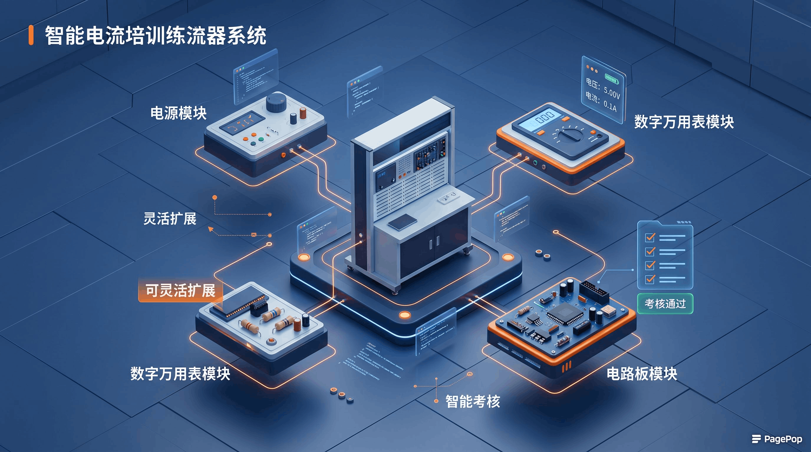告别“纸上谈兵”!这款电子电工综合实训平台,让技能培养真正落地